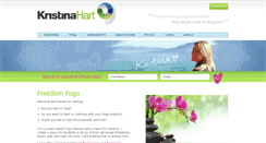 Desktop Screenshot of kristinahart.com